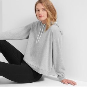 Classic French terry square hoodie